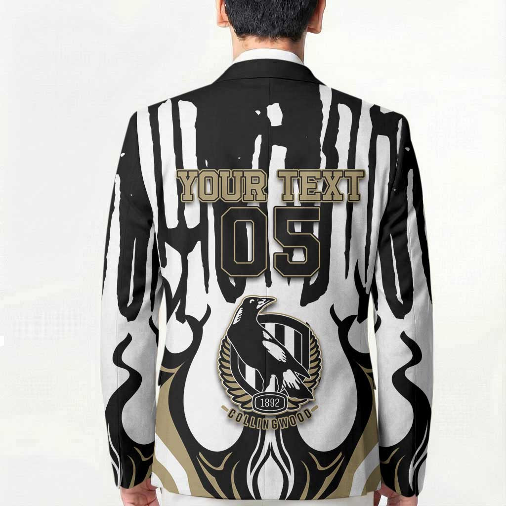 Custom Collingwood Black Blazer Unique Style