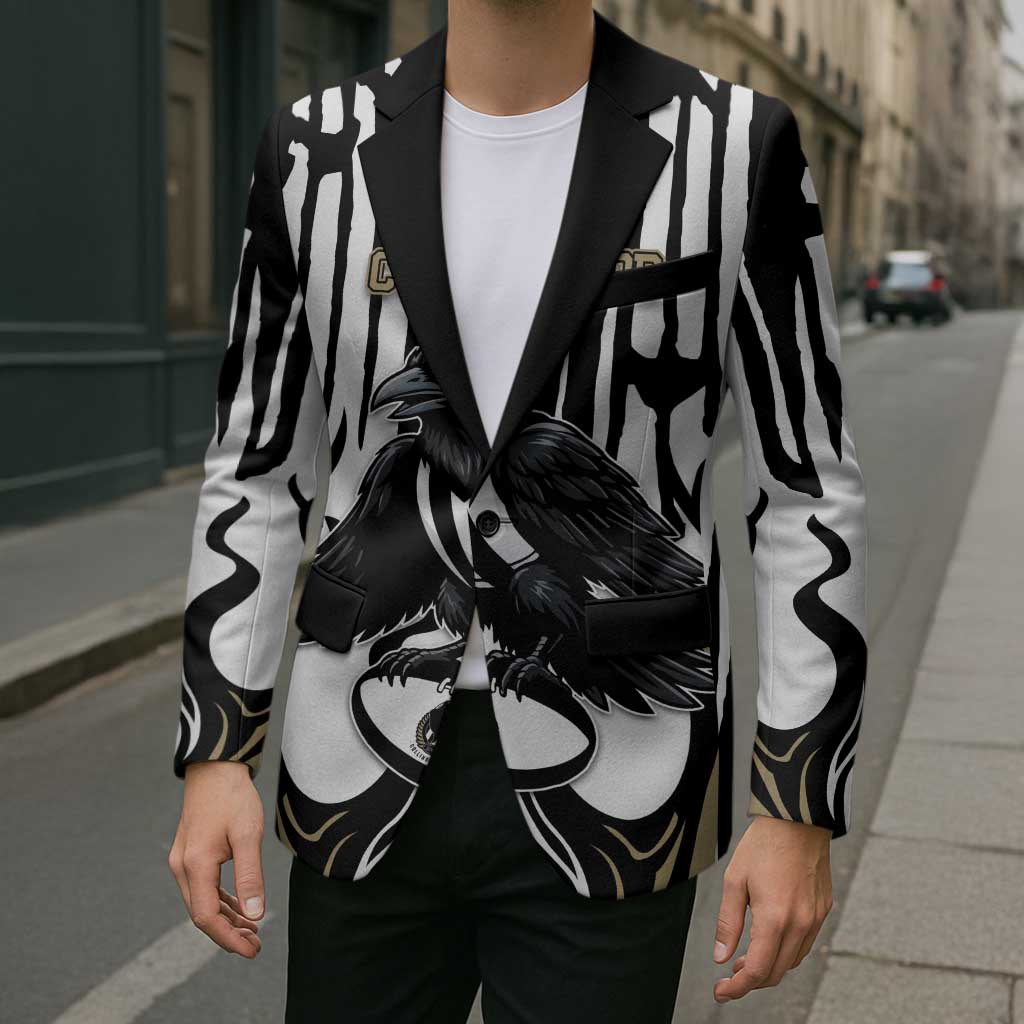 Custom Collingwood Black Blazer Unique Style