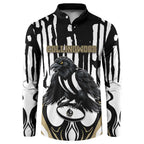 Custom Collingwood Black Button Sweatshirt Unique Style