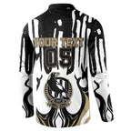 Custom Collingwood Black Button Sweatshirt Unique Style