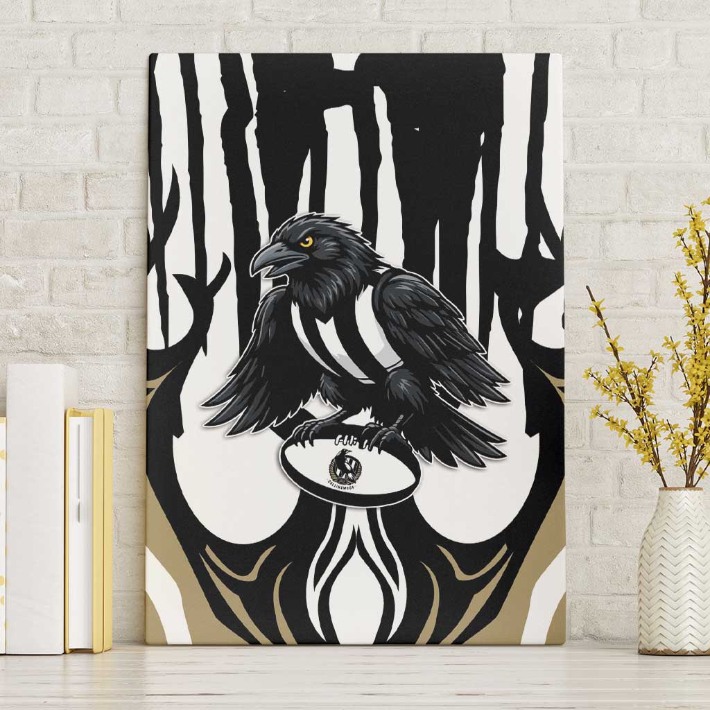Collingwood Black Canvas Wall Art Unique Style