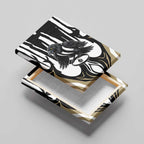 Collingwood Black Canvas Wall Art Unique Style