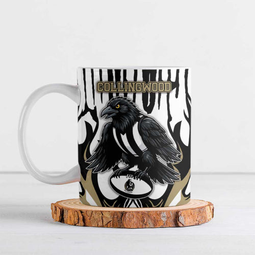 Custom Collingwood Black Ceramic Mug Unique Style