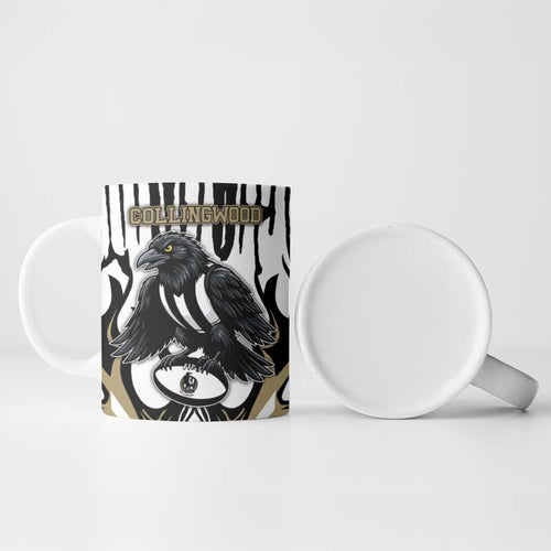 Custom Collingwood Black Ceramic Mug Unique Style