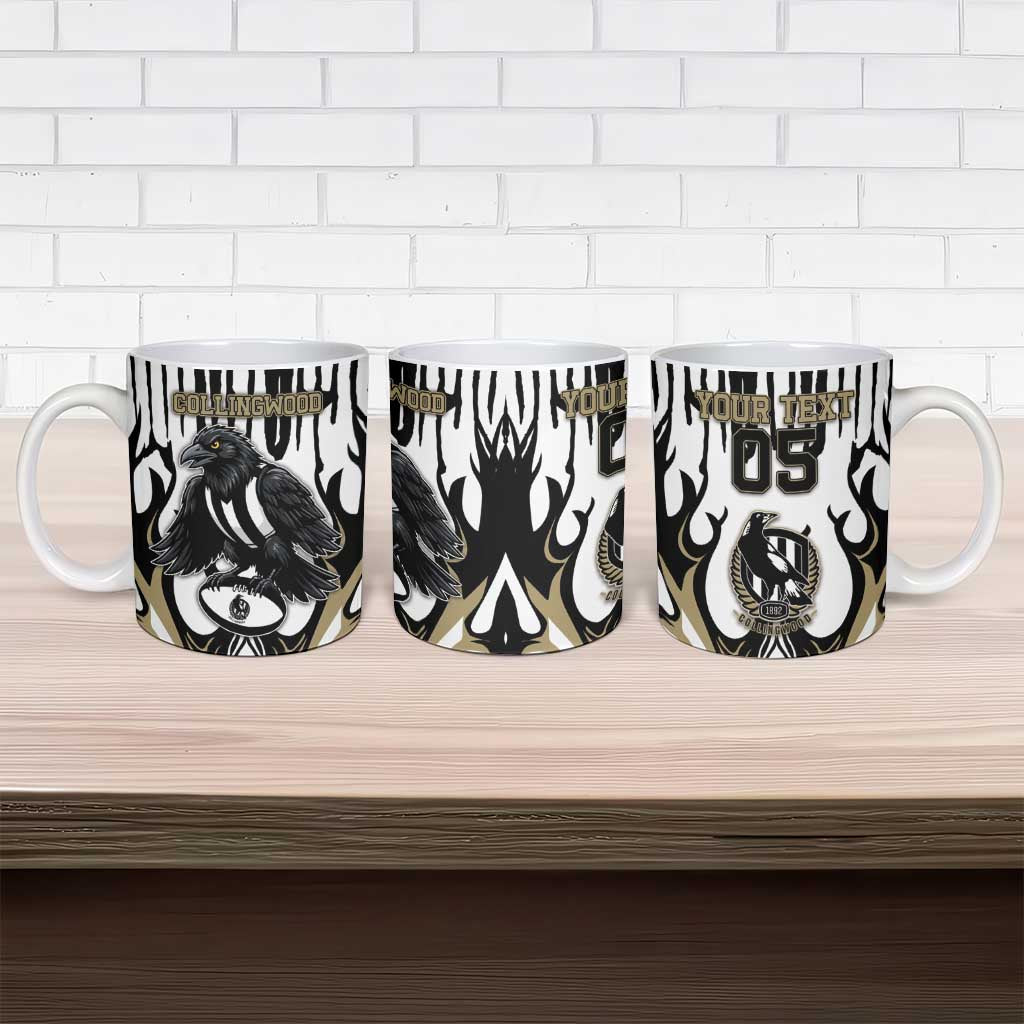 Custom Collingwood Black Ceramic Mug Unique Style