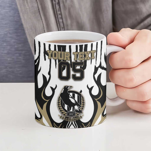 Custom Collingwood Black Ceramic Mug Unique Style