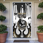 Custom Collingwood Black Door Cover Unique Style