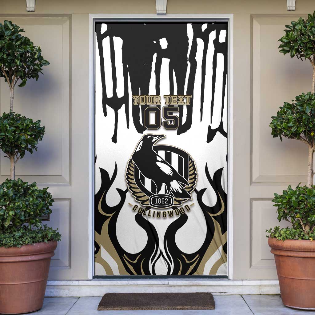 Custom Collingwood Black Door Cover Unique Style