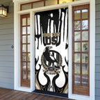 Custom Collingwood Black Door Cover Unique Style