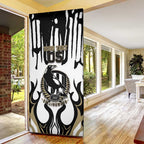 Custom Collingwood Black Door Cover Unique Style