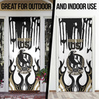 Custom Collingwood Black Door Cover Unique Style