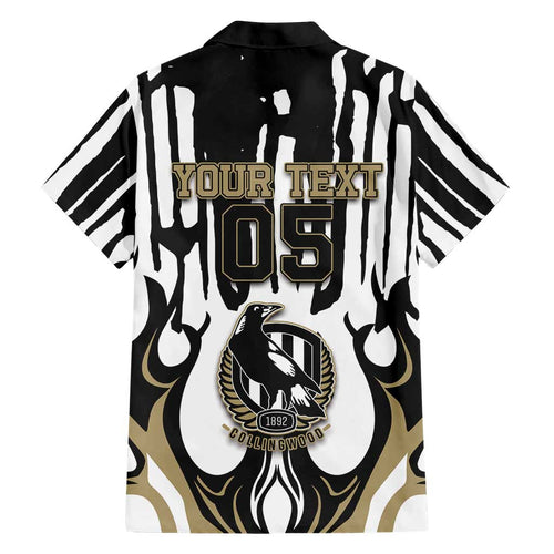 Custom Collingwood Black Family Matching Mermaid Dress and Hawaiian Shirt Unique Style