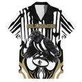 Custom Collingwood Black Family Matching Off Shoulder Short Dress and Hawaiian Shirt Unique Style