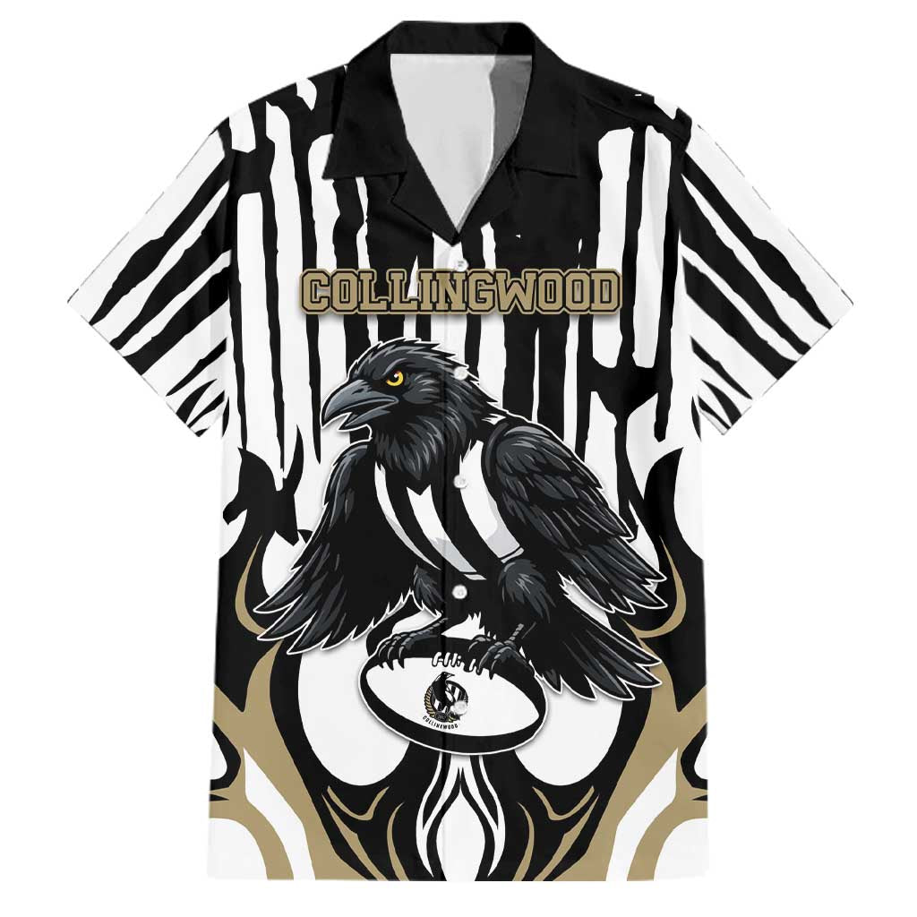 Custom Collingwood Black Family Matching Summer Maxi Dress and Hawaiian Shirt Unique Style
