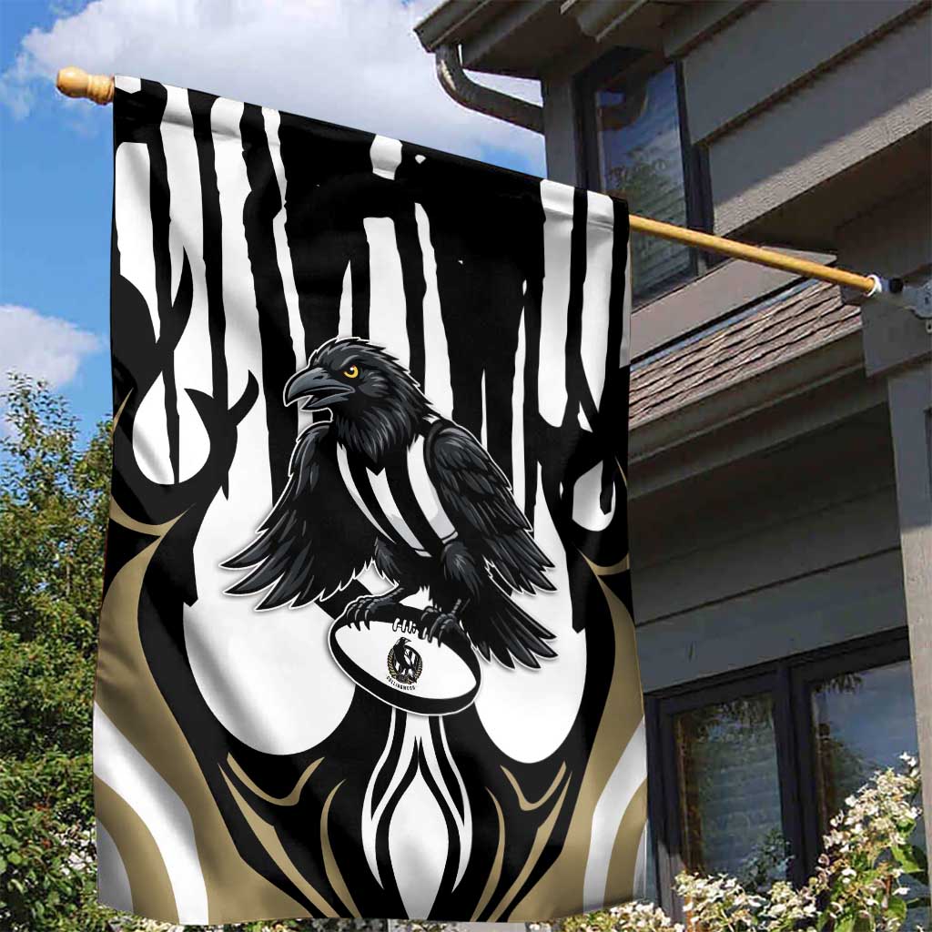 Collingwood Black Garden Flag Unique Style