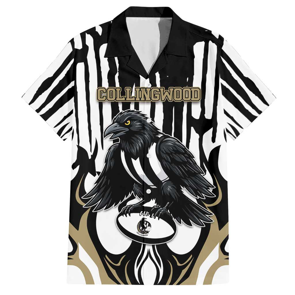 Custom Collingwood Black Hawaiian Shirt Unique Style