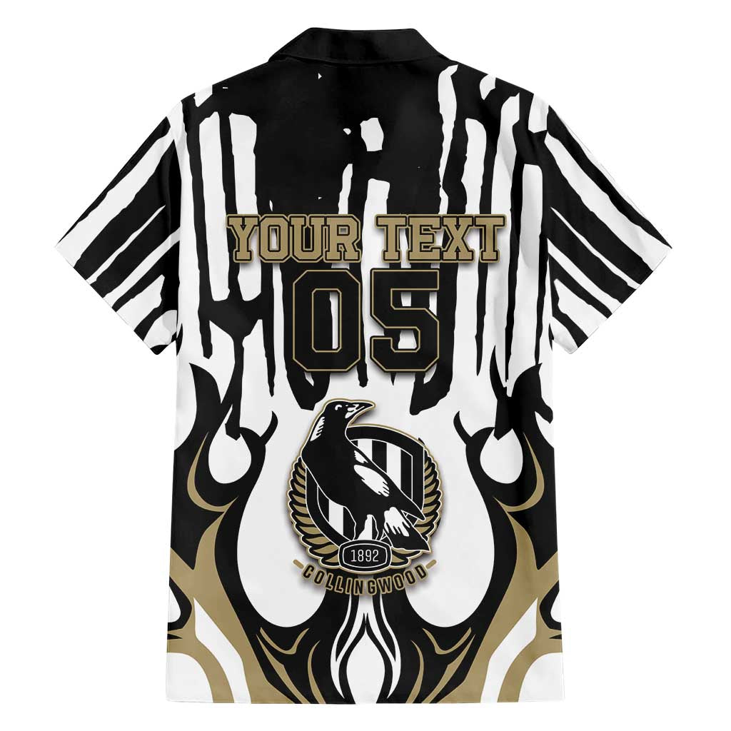 Custom Collingwood Black Hawaiian Shirt Unique Style