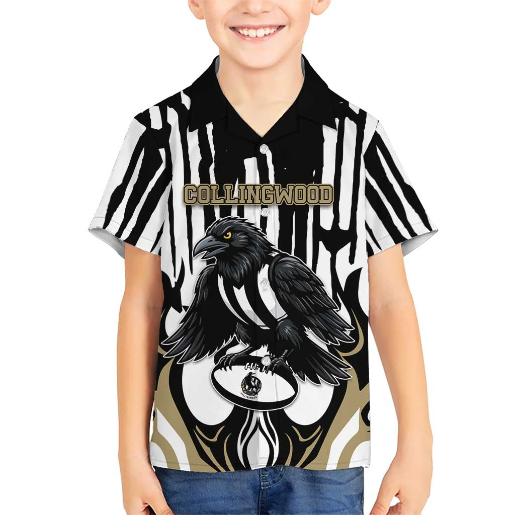 Custom Collingwood Black Hawaiian Shirt Unique Style