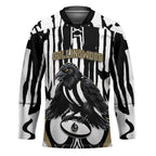 Custom Collingwood Black Hockey Jersey Unique Style