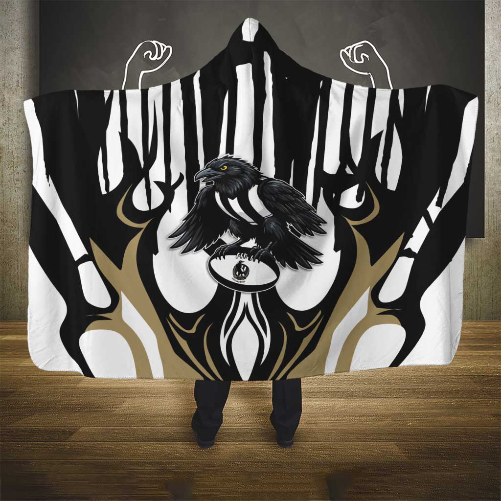 Collingwood Black Hooded Blanket Unique Style