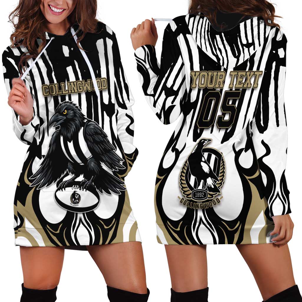 Custom Collingwood Black Hoodie Dress Unique Style