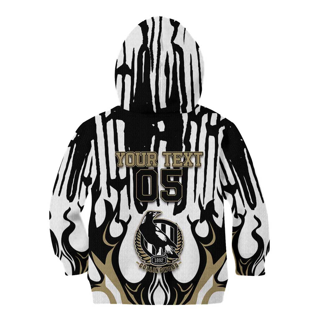 Custom Collingwood Black Kid Hoodie Unique Style