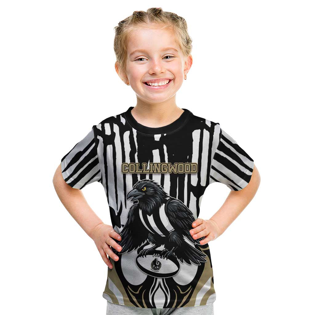 Custom Collingwood Black Kid T Shirt Unique Style