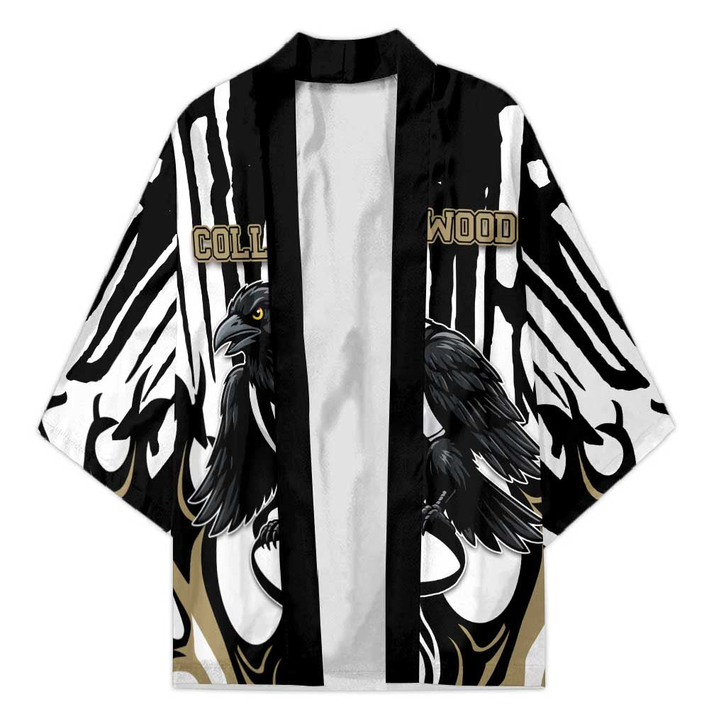 Custom Collingwood Black Kimono Unique Style