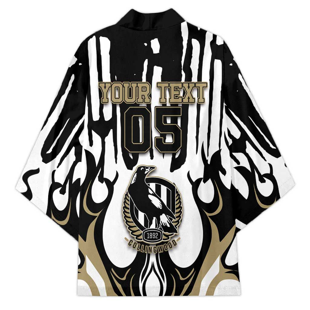 Custom Collingwood Black Kimono Unique Style