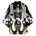 Custom Collingwood Black Kimono Unique Style