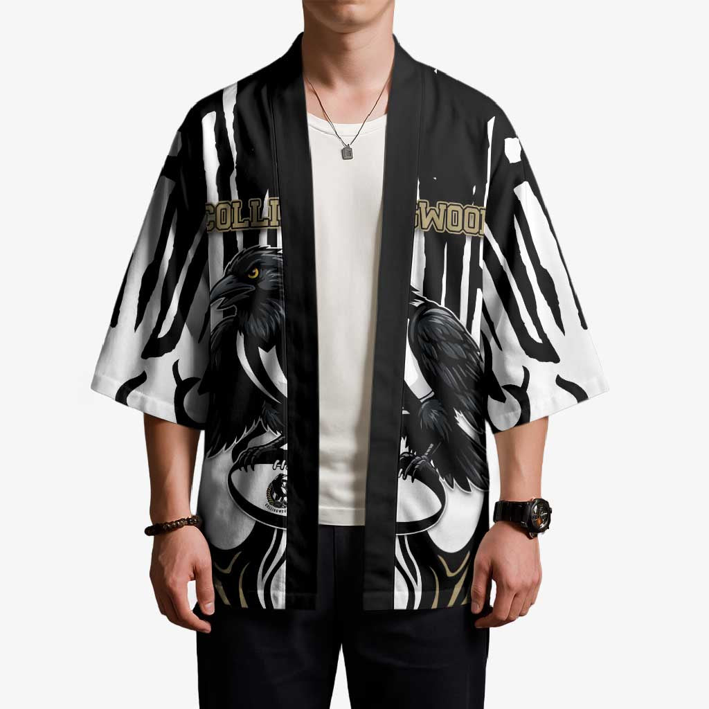 Custom Collingwood Black Kimono Unique Style