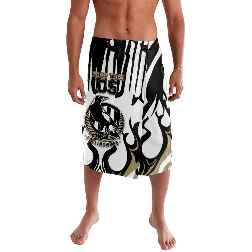 Custom Collingwood Black Lavalava Unique Style