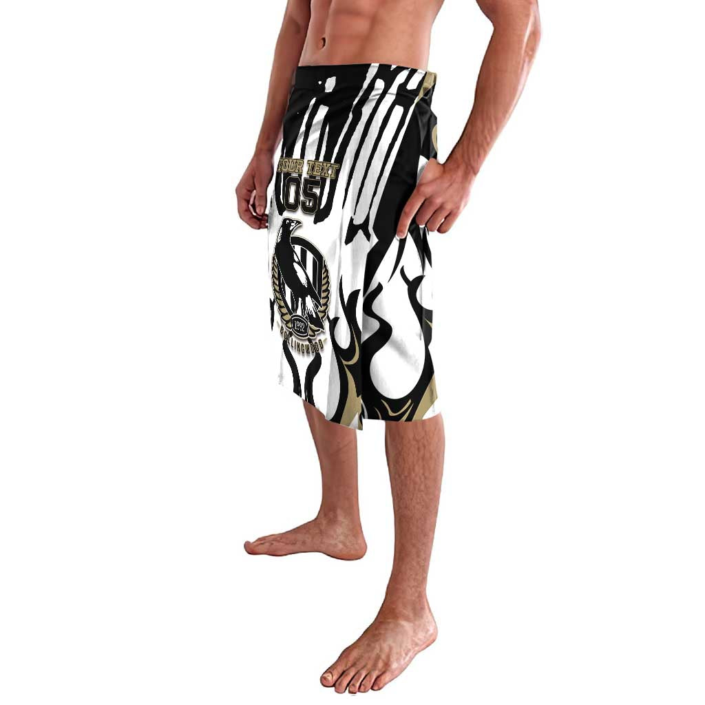 Custom Collingwood Black Lavalava Unique Style