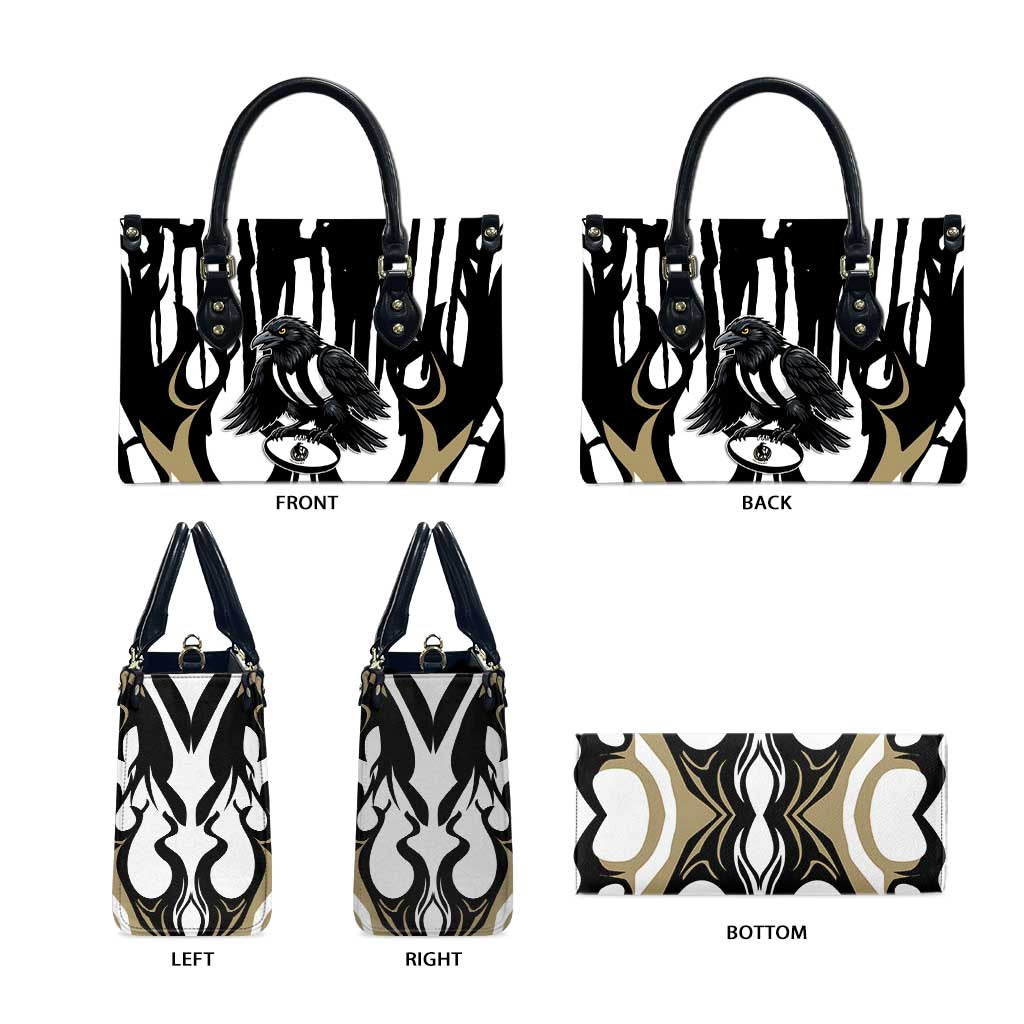 Collingwood Black Leather Bag Unique Style