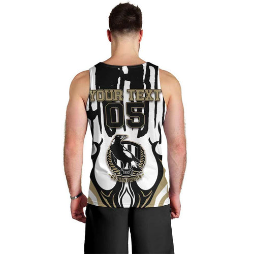 Custom Collingwood Black Men Tank Top Unique Style