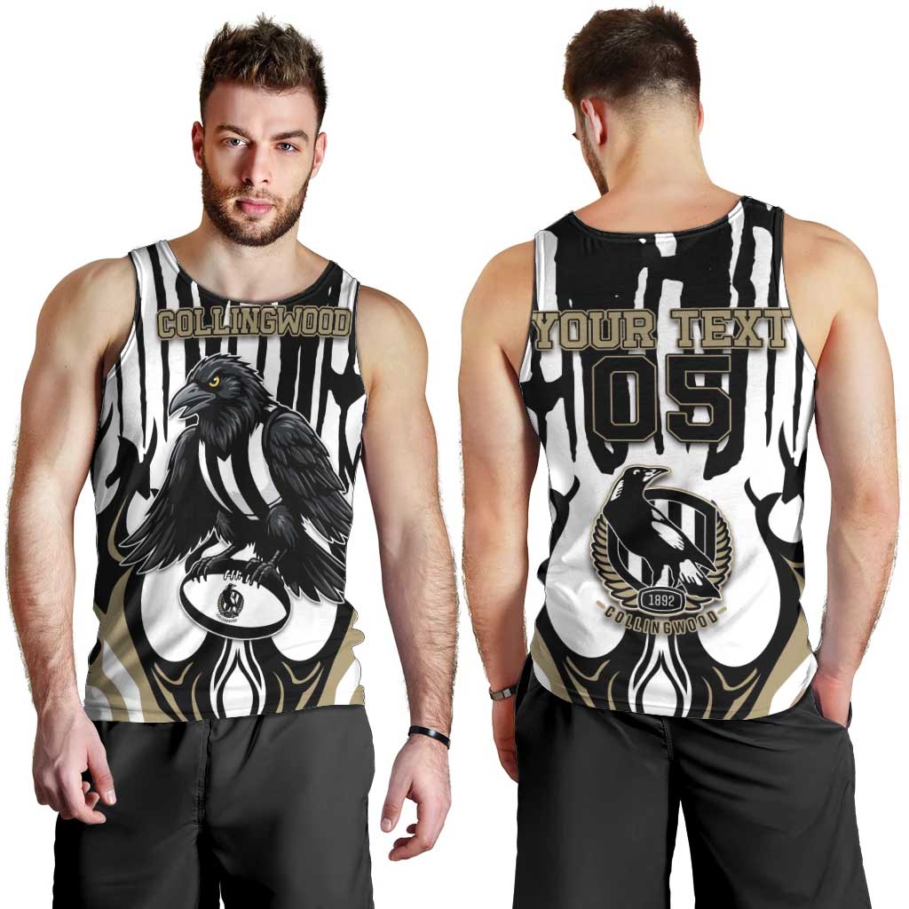 Custom Collingwood Black Men Tank Top Unique Style