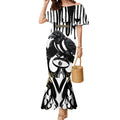 Custom Collingwood Black Mermaid Dress Unique Style