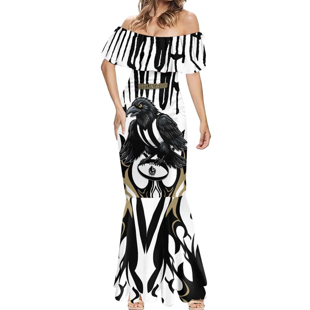 Custom Collingwood Black Mermaid Dress Unique Style