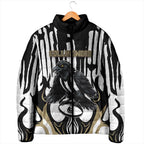 Custom Collingwood Black Padded Jacket Unique Style