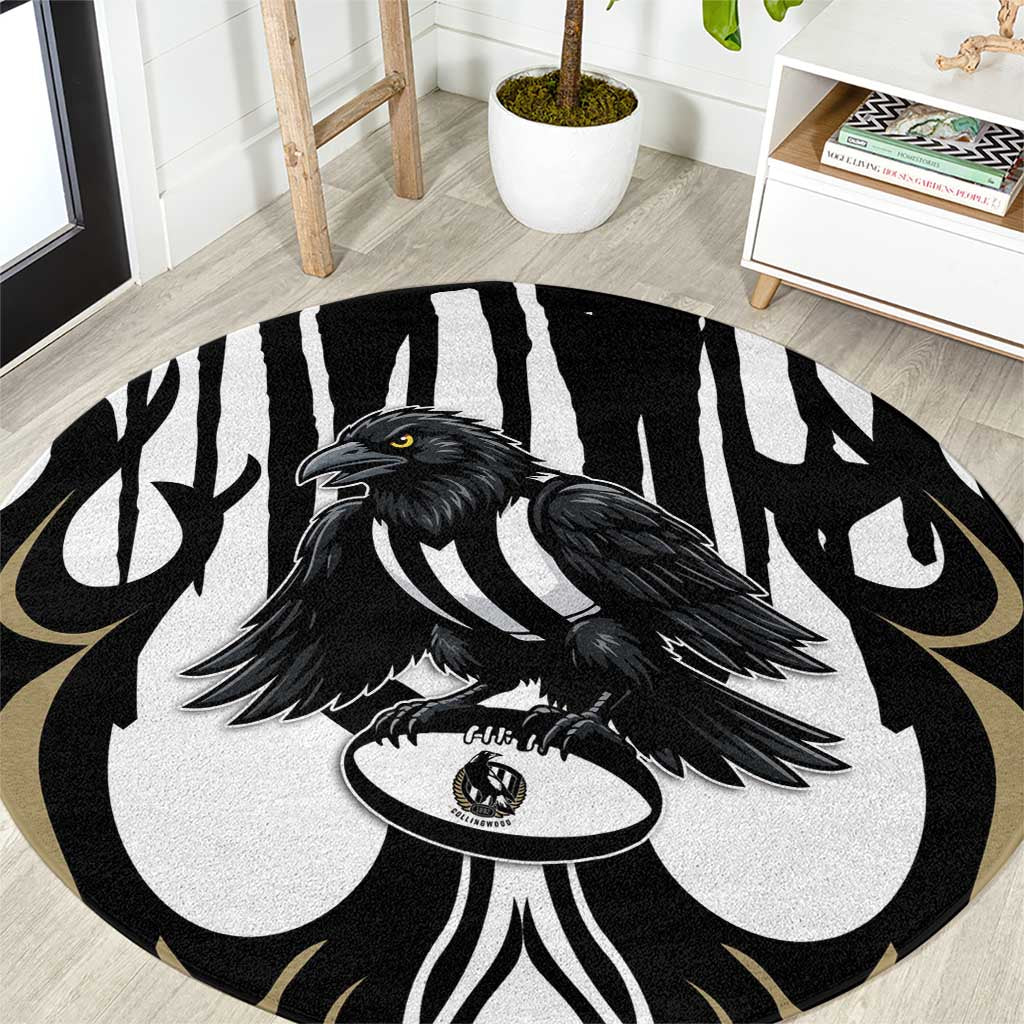Collingwood Black Round Carpet Unique Style