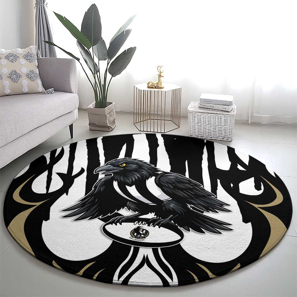 Collingwood Black Round Carpet Unique Style