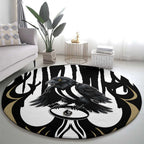 Collingwood Black Round Carpet Unique Style