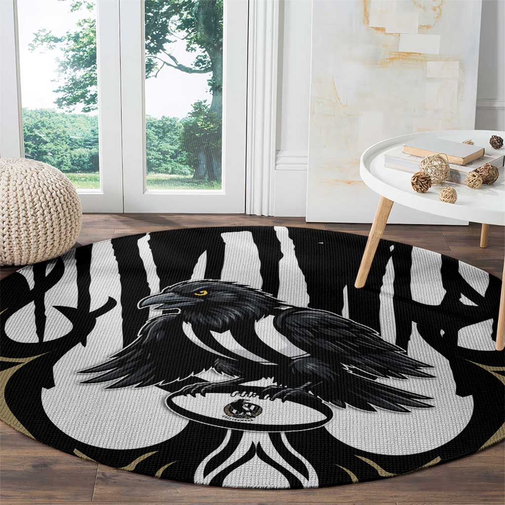 Collingwood Black Round Carpet Unique Style