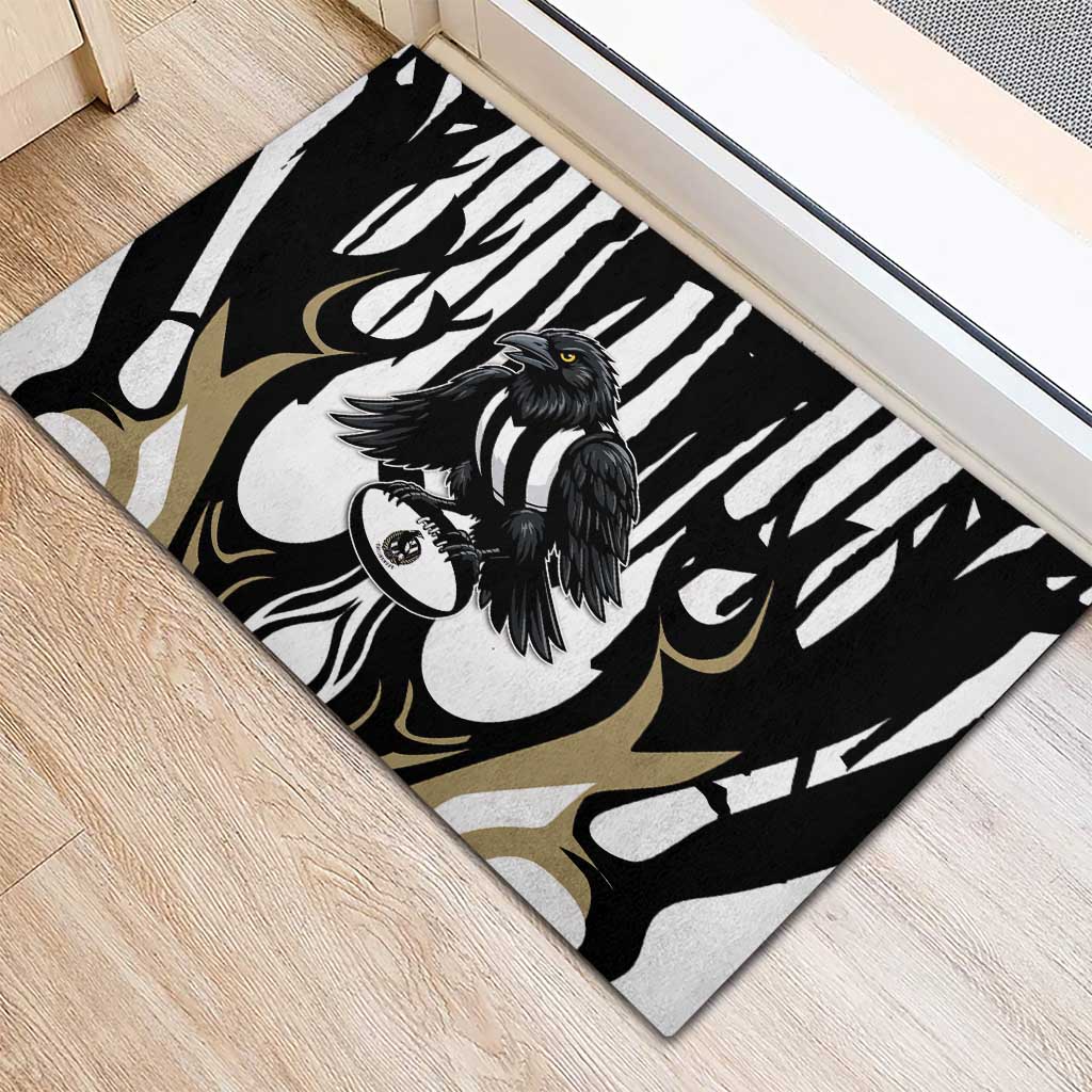 Collingwood Black Rubber Doormat Unique Style