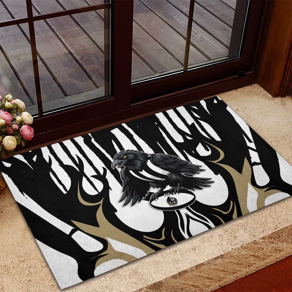 Collingwood Black Rubber Doormat Unique Style