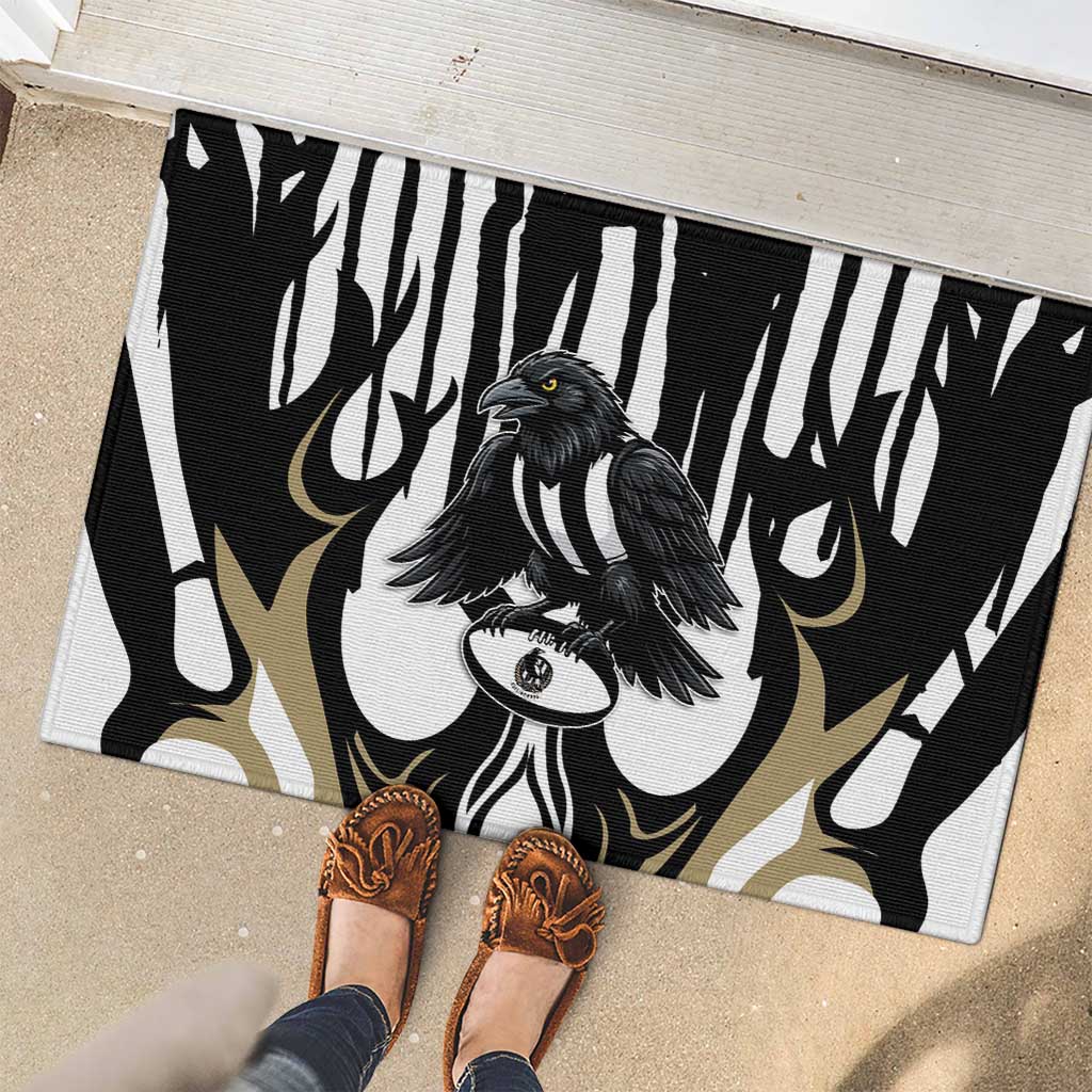 Collingwood Black Rubber Doormat Unique Style
