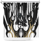 Collingwood Black Shower Curtain Unique Style