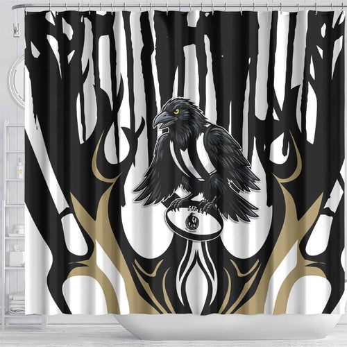 Collingwood Black Shower Curtain Unique Style