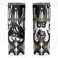 Custom Collingwood Black Skinny Tumbler Unique Style