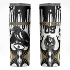 Custom Collingwood Black Skinny Tumbler Unique Style